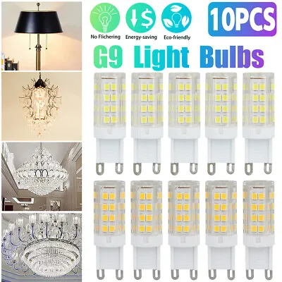 10PCS G9 Warm/White Halogen LED Corn Light Bulb 2835 51SMD 7W Daylight Home Lamp • $12.88