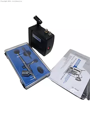 Master Airbrush Kit Mini Air Compressor MAS KIT-VC16-B22 Open Box • $44.54