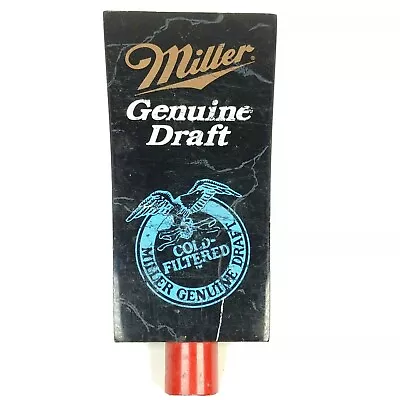 Miller Genuine Draft Cold Filtered Beer Tap Handle 5.5  MGD Man Cave Brew Lever • $14.79