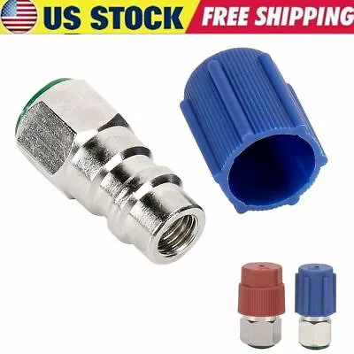 A/C Charging Port Adapter Retrofit R12 To R134a Conversion Fitting Set • $8.99