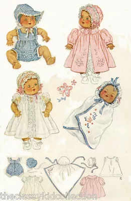 Vintage Baby Doll Clothing  Pattern #632 • $9.95