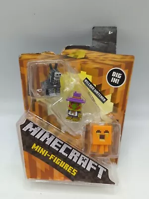 Minecraft Mini-Figure 3-Pack: Village Watcher Ghast O’Lantern Cyborg Donkey • $15
