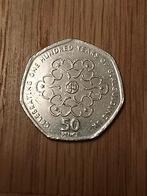 2010 Celebrating 100 Years Of Girl Guiding 50p Coin • £3