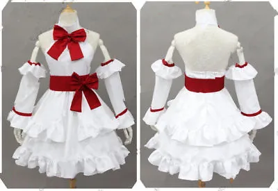 Fairy Tail Wendy Marvell Cosplay Costume White Dress :Free Shipping{12] • $55.98