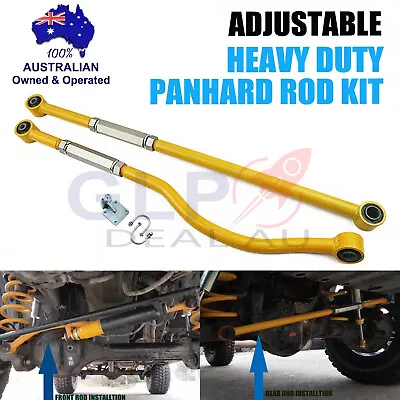 For Nissan Patrol GQ Y60 GU1 Y61 Front Rear Adjustable Panhard Rod Kit 2-6  Lift • $169