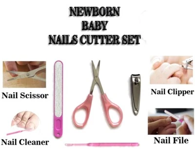 £2.49 • Buy Baby Nail File Safe Baby Nail Clippers For Newborn Or Toddler Toes Manicure Set