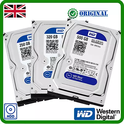 WD Seagate 160 250GB 320GB 500GB 750GB Hard Drive 3.5  SATA Computer HDD PC CCTV • £18.99