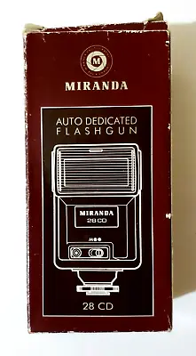 Miranda 28 CD Auto Dedicated Flashgun With Wide Angle Adapter & Colour Filters • £5.95