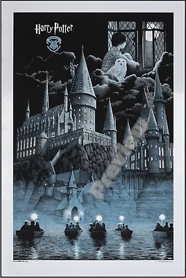 £4.89 • Buy Harry Potter Hogwarts At Night Castle Film Print Poster Wall Art Picture A4 Size