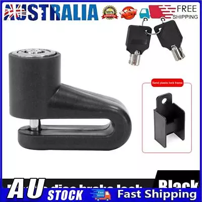 Electric Scooter Disc Brake Lock Anti Theft With Lock Frame For M365 (Black) • $7.83