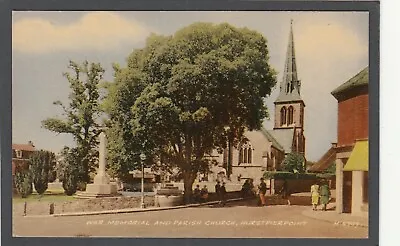 £4.99 • Buy Postcard Hurstpierpoint Nr Burgess Hill Sussex Parish Church And War Memorial