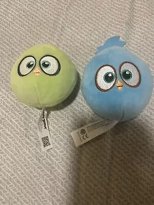 Angry Birds 3” Green Vivi Plush Toy Burger King 2020-2021 Lot Of 2 Toys • $16.81