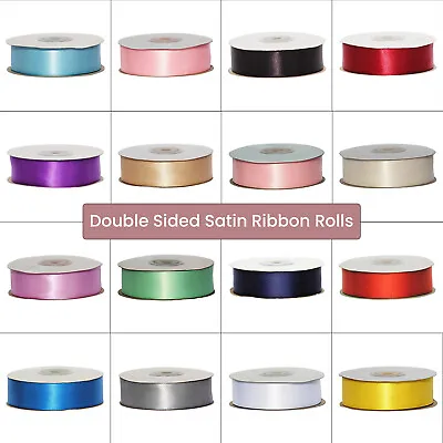 Polyester Satin Ribbon For Balloon Crafting Bouquets Cake Wedding Party Décor • £1.89