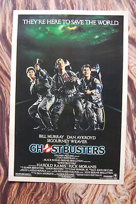 $4.75 • Buy Ghostbusters Lobby Card Movie Poster #1 Bill Murray Dan Aykroyd Sigourney Weaver