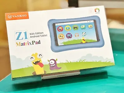 VANKYO MatrixPad Z1 Kids Tablet 7 Inch 32GB ROM COPPA Certified KIDOZ& Google • £75.99
