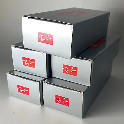 Ray Ban Packaging Boxes X 5 Multi Silver Red Used • £35