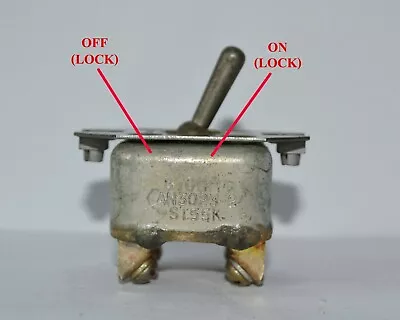 Vintage C-H CUTLER HAMMER WWII Aircraft Toggle  Switch AN3023-2 ST55K ON-OFF Nos • $50