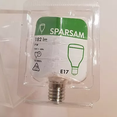 Ikea Sparsam Bulb 7 Watt E17 Light New In Sealed Packaging 800.876.69 21633 • $24.97