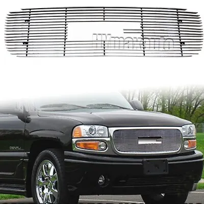 Chrome Grille For 1999-2002 GMC Sierra 1500/2500/00-06 GMC Yukon XL Grill Insert • $68.39