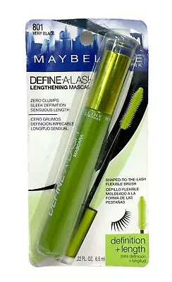 Maybelline Define A Lash (0.22fl/6.5ml/801 Very Black) As Seen In Pics • $10.99