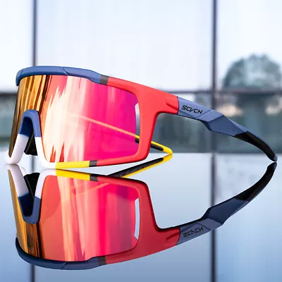 Cycling Sunglasses Outdoor Sport Bike Glasses MTB Bicycle Goggles UV400 Eyewear • $18.93