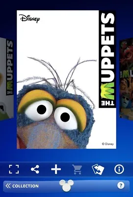 Gonzo-muppets Poster Collection Series 1 Sr-limited 2011-topps Disney Collect • $3.89