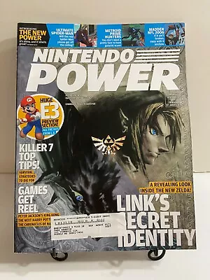 Nintendo Power Volume 193 July 2005 Zelda Twilight Princess With Metroid Poster • £12.06
