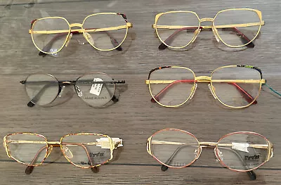 Authentic Vintage Eyeglasses Lot Lunettes Ladies Specs Metal Mix Collection • $170.13