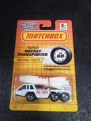 Matchbox # 60 Nasa Rocket Transporter Mb 60 New On Card!!!!! • $5.99