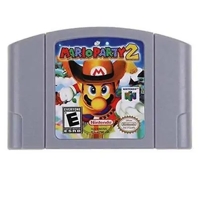 US Mario Party 2 Version Game Cartridge Console Card For Nintendo N64 US Version • $18.99