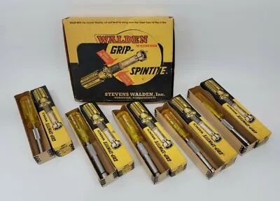(5) Vintage NOS Walden Grip-Spintite Nut Driver W/Store Display Advertising Box  • $89.97