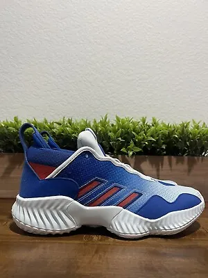 Adidas Court Vision 3 J Basketball Shoes “Sky Tint Solar Red” Youth Size 6.5 • $55.99