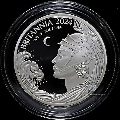2024 Britannia UK Silver Proof 2 Oz Coin Box & COA Mintage Of 1250! • $499.79