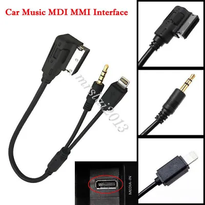 For Mercedes Benz To Music Interface Charge Adapter Audio USB AUX AMI Cable • $10.90