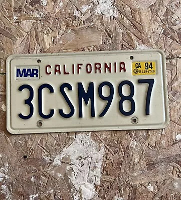 California Vintage License Plate • $15