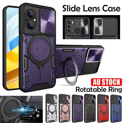 For Xiaomi Redmi Note 10 11 12 Pro 13 Lite X5 Pro Case Magnetic Ring Stand Cover • $7.29