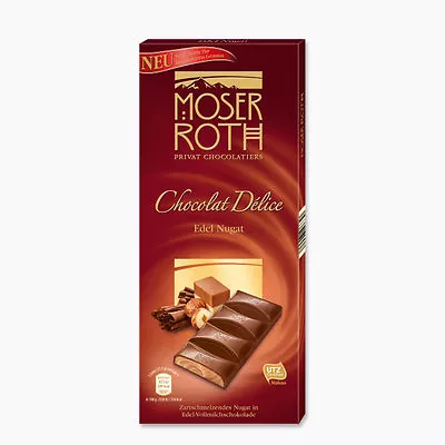 2x Moser Roth Precious Nougat Melting Praline In Fine Milk Chocolate NEW  • $19.95