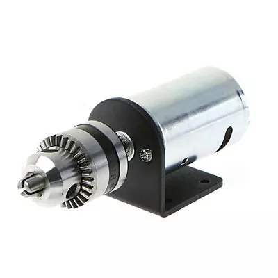 -36V Lathe Press 555 Motor With Miniature Hand Drill Chuck And F7F6 • £13.18