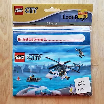 2011 Lego City Loot Bags Birthday Party Favor Prize 8 Pieces New  • $8.54