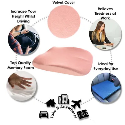 £15.99 • Buy Coccyx Seat Cushion Pain Support Orthopaedic Lumbar Back Wedge Car Office Chair