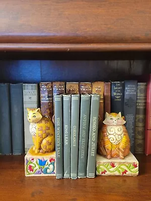 Jim Shore Cat Bookends • $12.99