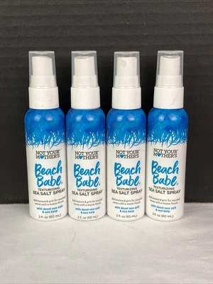 $13.59 • Buy 4 PK Not Your Mother’s Beach Babe Texturizing Sea Salt Spray 2 Oz Each