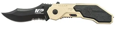 Smith & Wesson Military Police Knife Serrated 3  Stainless Steel Blade #SWMP1BSD • $38.07
