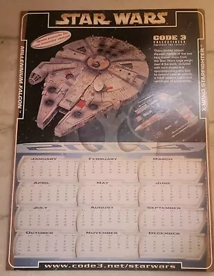 Star Wars Fan Club Code 3 Die-Cast Promo Calendar 2004 With Pop Up Panels • £9.63