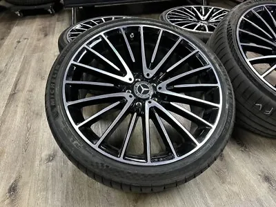 21 MERCEDES S580 AMG RIMS OEM FACTORY WHEELS TIRES GENUINE 21” 2022 S Class • $4800