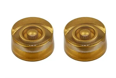 NEW - Set Of 2 Vintage Style Speed Knobs For Guitar No Numbers - GOLD • $9.69