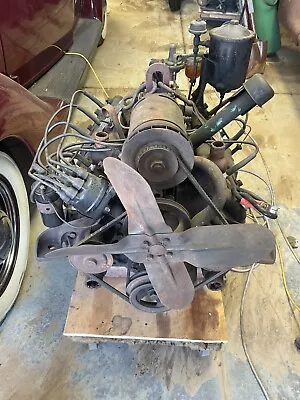 1950 Mercury Flathead Engine With Transmission  • $2200