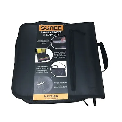 Zipper Binder Bag With Laptop Pocket And Shoulder Strap-3 Inches- 3-Ring Organiz • $34