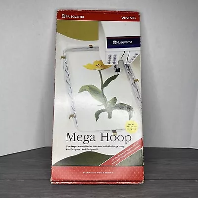 Mega Hoop For Husqvarna Viking Designer Embroidery Machine 360x150mm 412625502 • $49.95