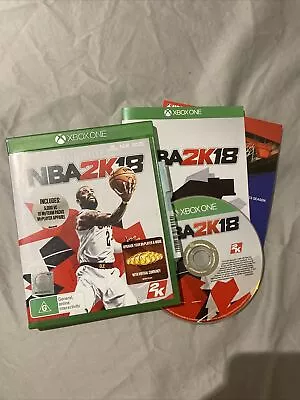 NBA 2K18 Xbox One Game + Manual AUS PAL *FREE SHIPPING* Basketball Xbox Games • $4.99